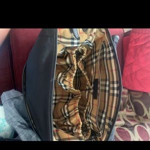 Authentic Burberry diaper bag